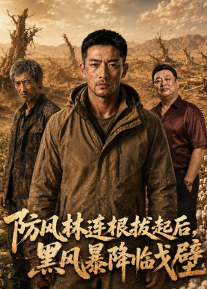 防风林连根拔起后，黑风暴降临戈壁（69集）AI短剧