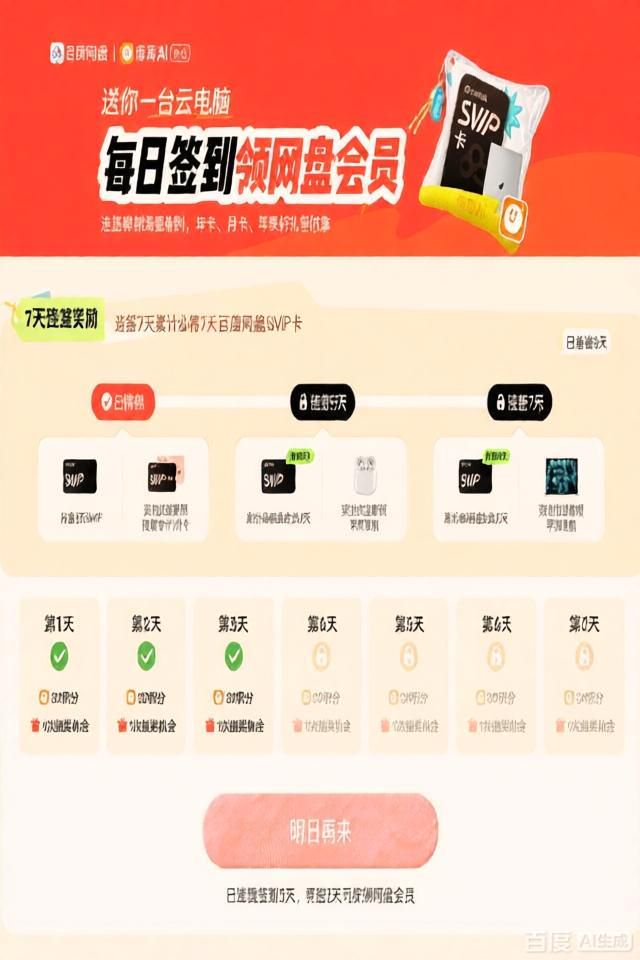 薅羊毛！免费领取百度网盘超级会员15天（另附领取1TB容量的技巧）